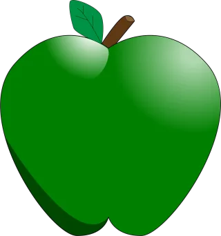 Apple Green Ripe Stickdatei – Essen & Trinken