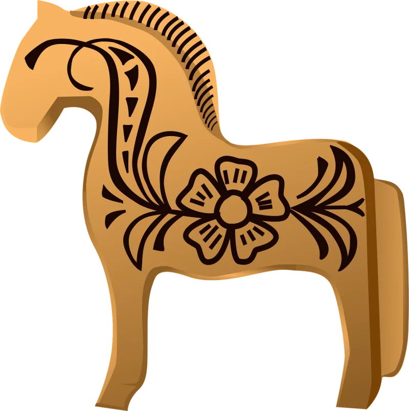 Horse Animal Mammal Stickdatei – Tiere