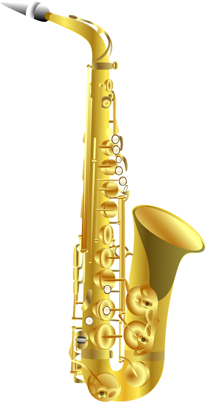 Saxophone Music Instrument Stickdatei – Musik