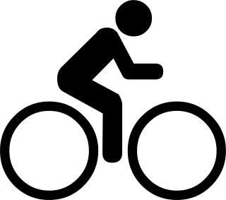 Bike Bicycle Pictogram Stickdatei