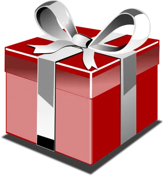 Present Box Gift Stickdatei