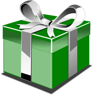 Present Box Gift Stickdatei
