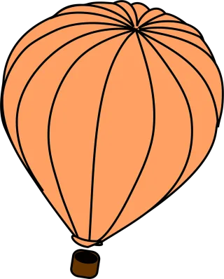 Hot-air balloon Transportation Fly Stickdatei