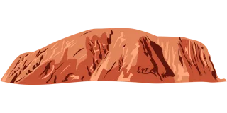 Uluru Nature Ayers rock Stickdatei