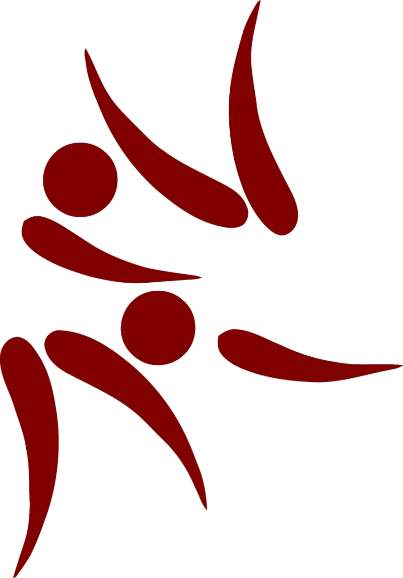 Judo Logo Icon Stickdatei – Sport