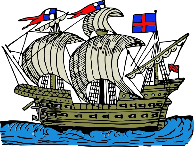Ship Watercraft Sea Stickdatei – Kinder