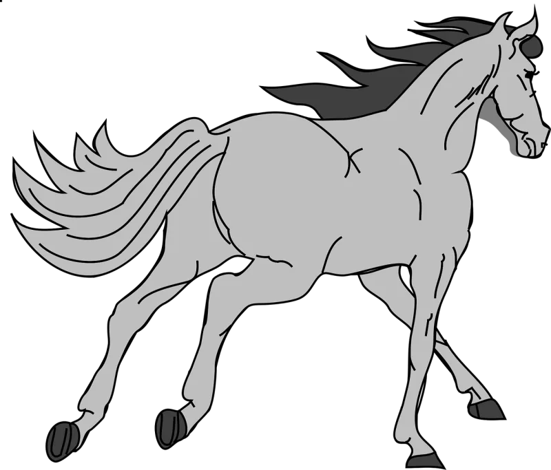 Horse Pony Race Stickdatei – Tiere