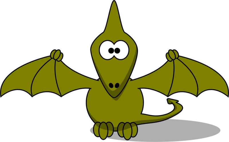 Dinosaur Petrodactyl Fly Stickdatei – Kinder