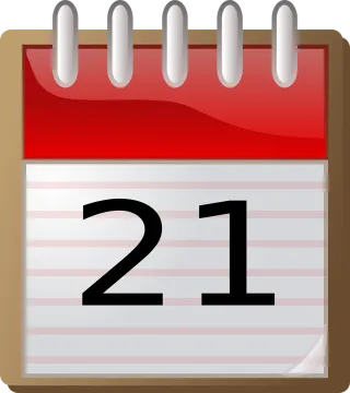 Date Calendar 21st Stickdatei – Musik