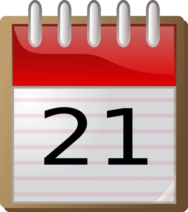 Date Calendar 21st Stickdatei – Musik