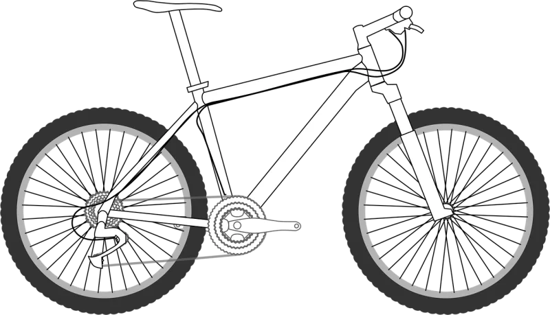 Mountain Bike Nature Stickdatei – Fahrzeuge