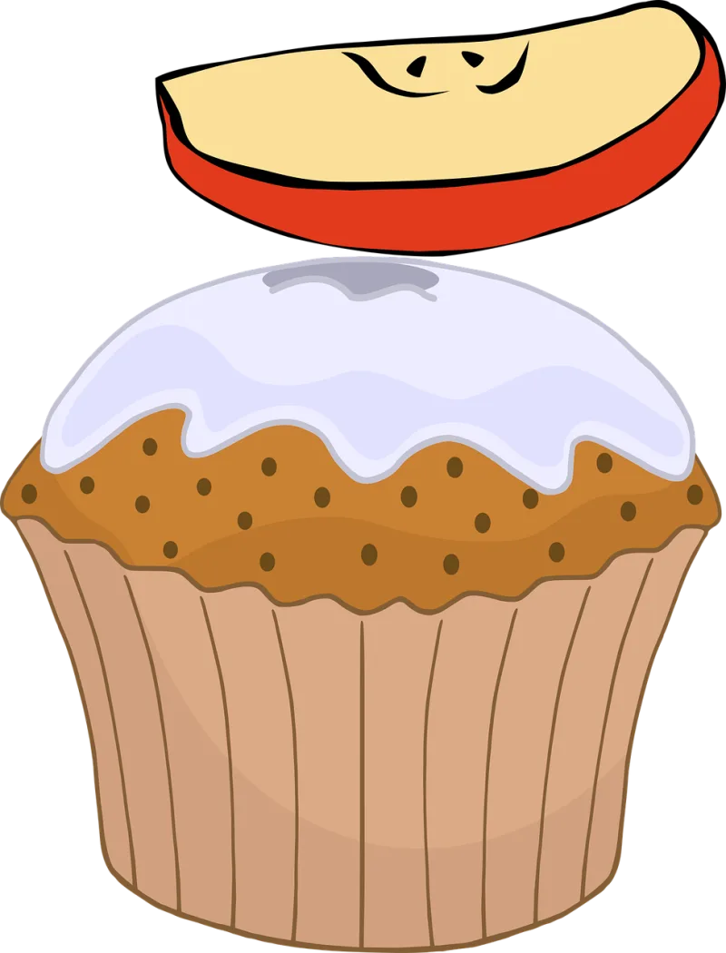 Muffin Cupcake Icing Stickdatei – Kinder