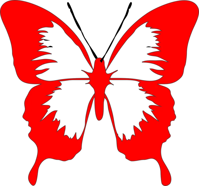 Butterfly Fly Moth Stickdatei – Tiere