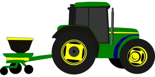 Tractor Planting Planter Stickdatei