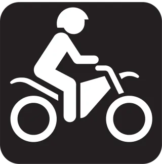 Motorcycle Helmet Stickman Stickdatei – Fahrzeuge