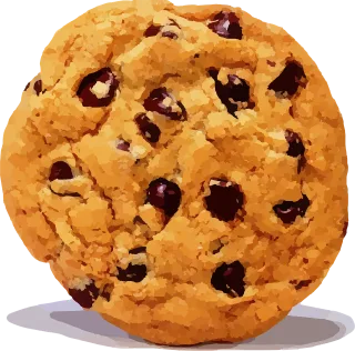 Cookie Chocolate Chip Stickdatei