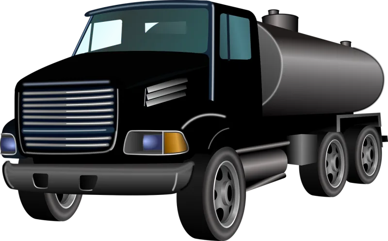 Truck Oil Transport Stickdatei – Fahrzeuge