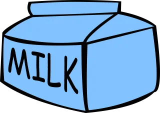 Milk Pack Blue Stickdatei