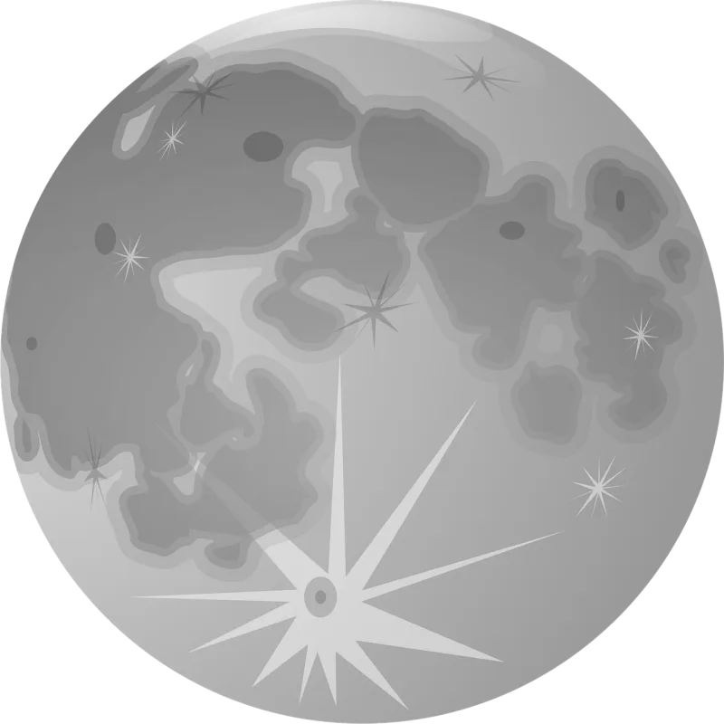 Full moon Moon Craters Stickdatei – Natur