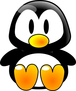Penguin Cute Nature Stickdatei