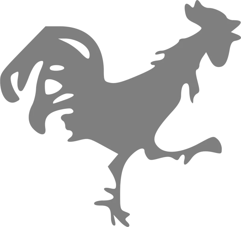 Rooster Running Slim Stickdatei – Sport