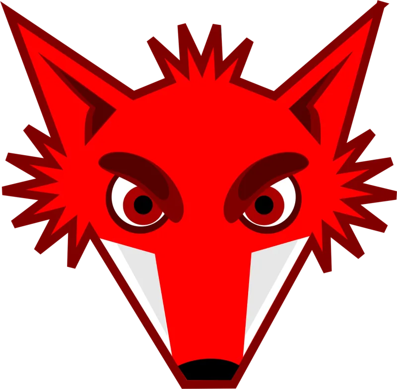 Fox Red Head Stickdatei – Tiere