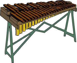 Xylophone Sticcado Instrument Stickdatei