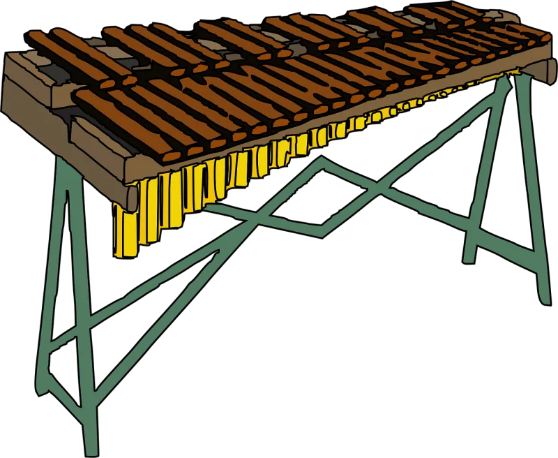 Xylophone Sticcado Instrument Stickdatei – Musik