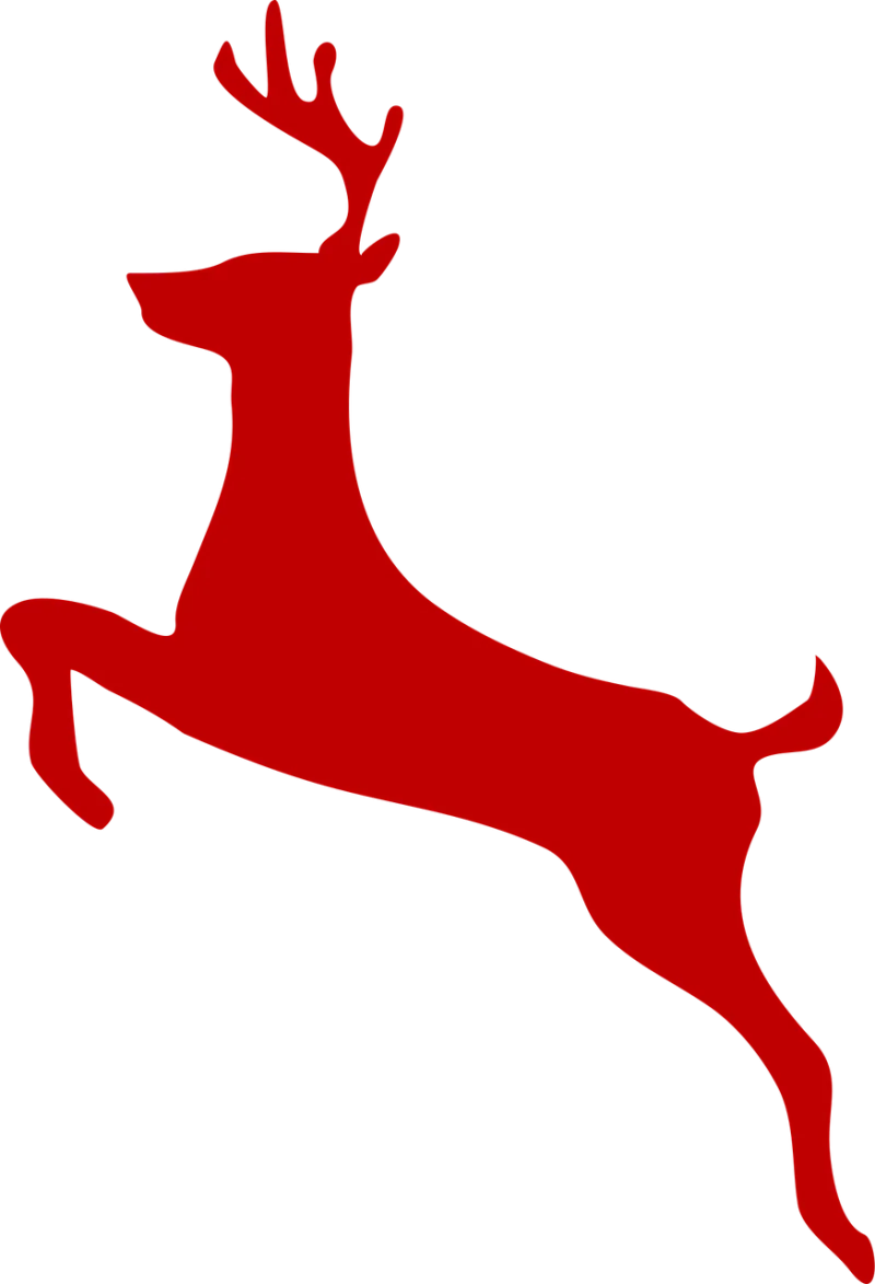 Reindeer Jump Christmas Stickdatei – Weihnachten