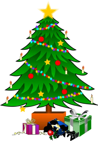 Christmas Tree Star Stickdatei