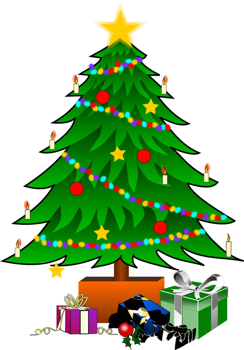 Christmas Tree Star Stickdatei – Natur