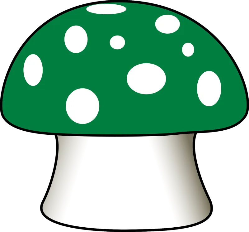 Mushroom Fly agaric Green Stickdatei – Natur