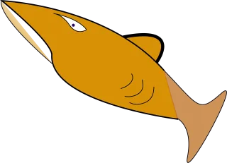 Fish Shark Nature Stickdatei