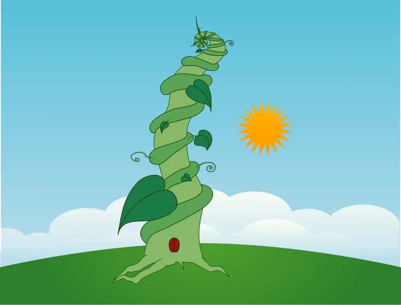 Beanstalk Outdoor Landscape Stickdatei – Tiere