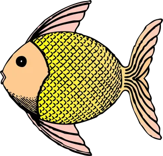 Fish Cute Scales Stickdatei – Sport