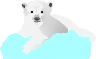 Ice Bear Polar Stickdatei