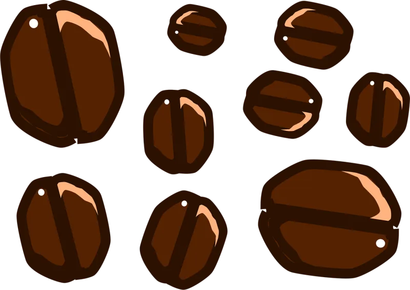 Coffee Bean Mocha Stickdatei – Essen & Trinken
