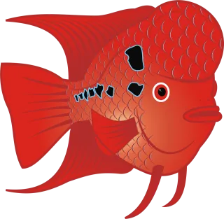 Goldfish Nature Fish Stickdatei