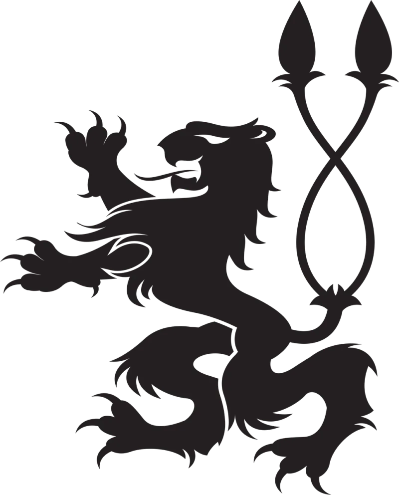 Lion Nature Heraldic animal Stickdatei – Tiere