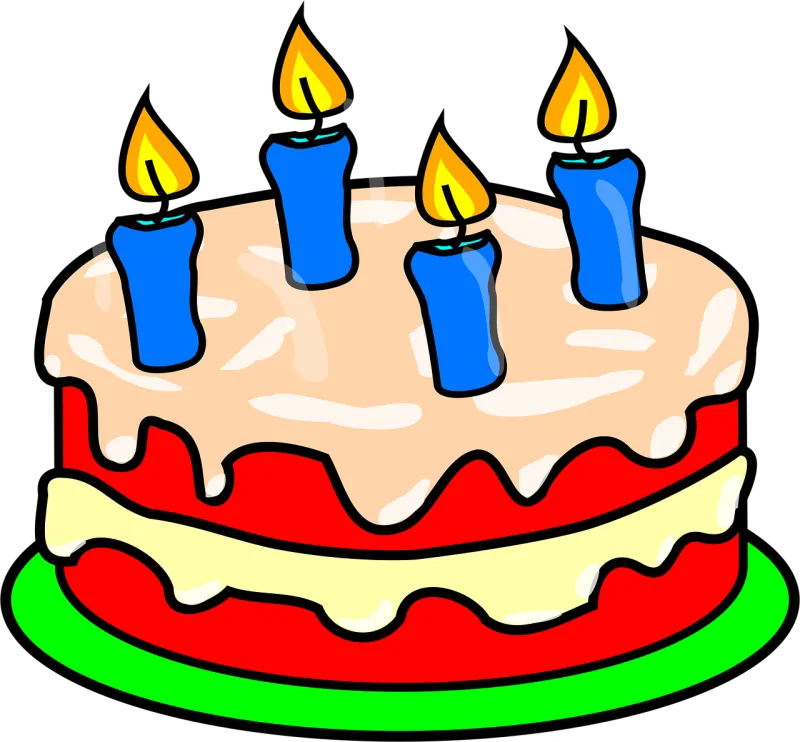 Cake Candles Happy birthday Stickdatei – Essen & Trinken