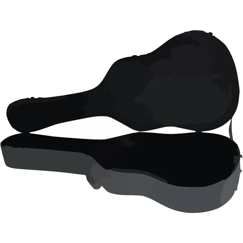 Guitar case Empty Open Stickdatei – Musik