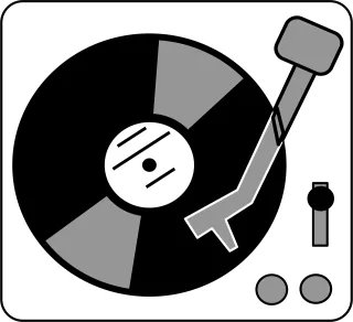 Record player Turntable Vinyl Stickdatei