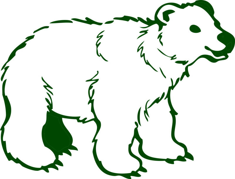 Polar Ice Bear Stickdatei – Tiere