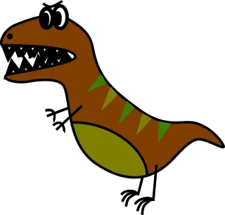 Dinosaur T-rex Tyrannosaurus rex Stickdatei
