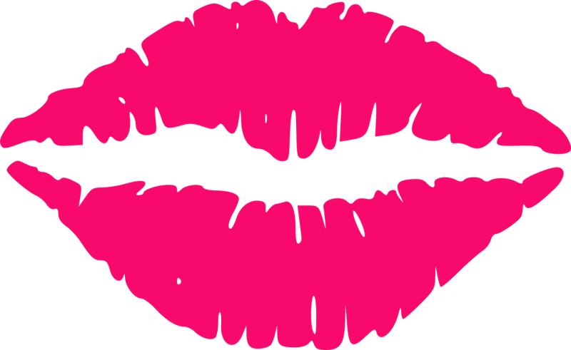 Lips Kiss Print Stickdatei – Herzen & Liebe