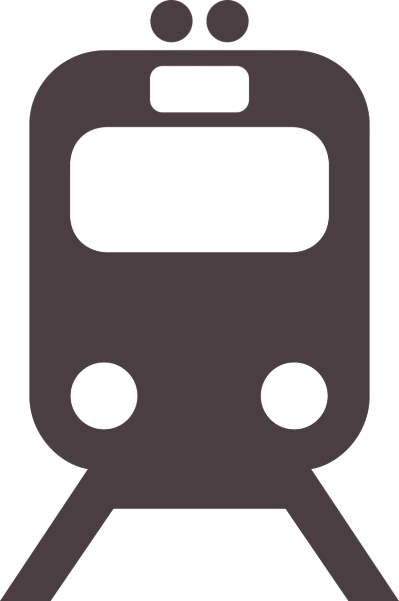Train Front Pictogram Stickdatei – Kinder