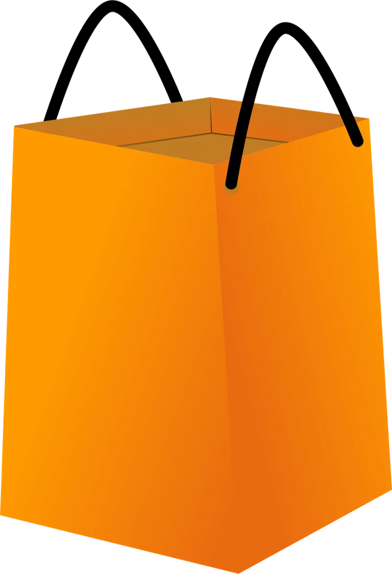 Shopping bag Orange Empty Stickdatei – Weihnachten
