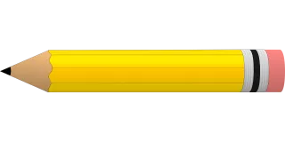 Pencil Yellow Eraser Stickdatei – Musik