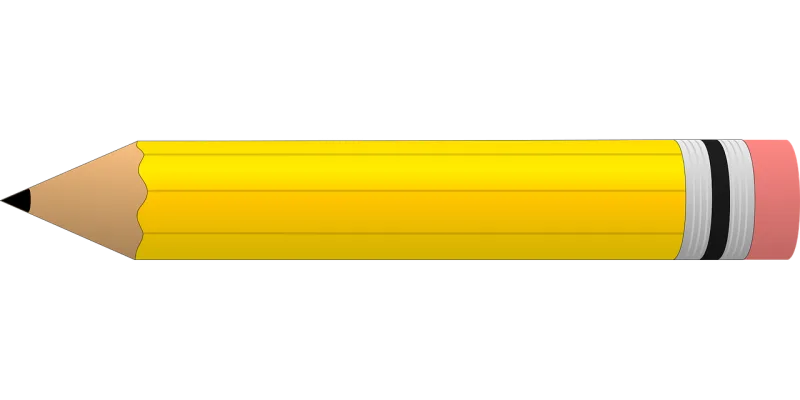 Pencil Yellow Eraser Stickdatei – Musik