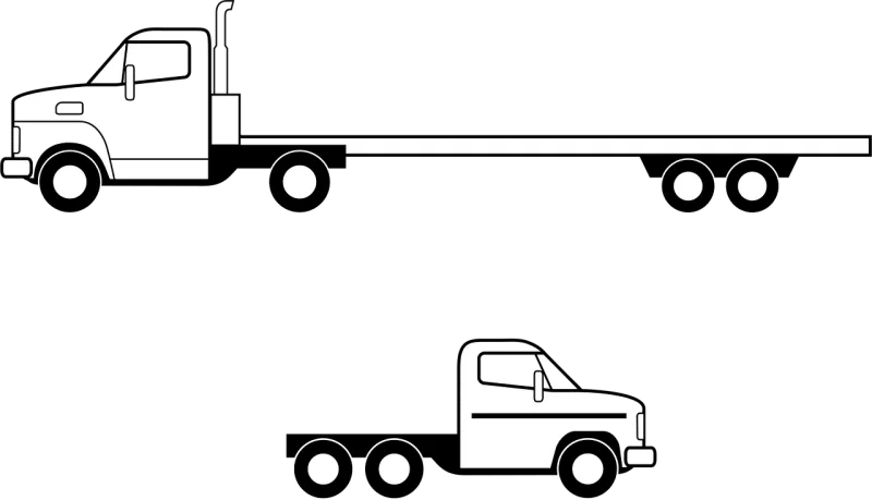 Trucks Flatbed Trucking Stickdatei – Fahrzeuge